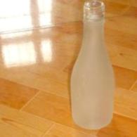 frost glass bottle