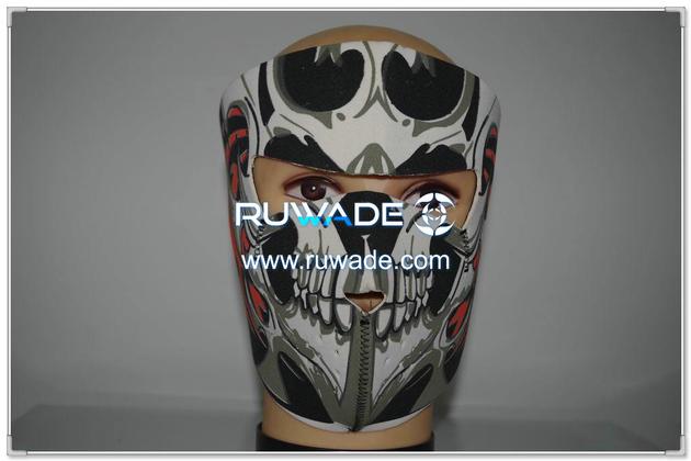 Neoprene cycling half face mask with filter,ghost full face mask