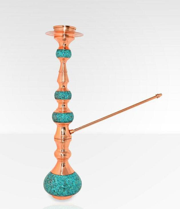 Copper And Turquoise Container