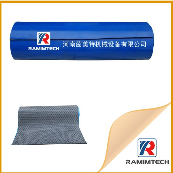 What is the standard thickness of lagging for transmission turnabout drum?