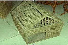 rattan pet beds