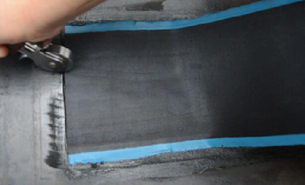 why repair strip easily be scraped from belt cleaner when conveyor belt repair