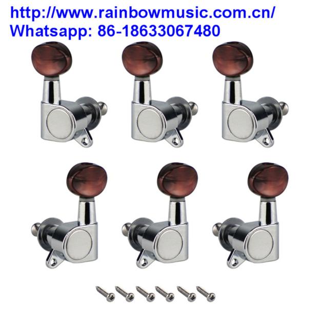  Grover Guitar Tuners Tuning Locking Pegs Metal Head Machine Heads for LP SQ Fender JB Replacement