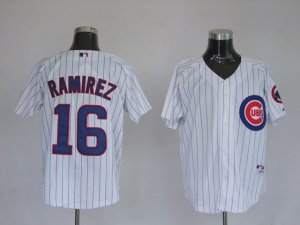 Chicago Cubs #16 Aramis Ramirez Pinstripe MLB Jerseys