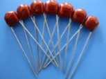 Metallized polyester film capacitor