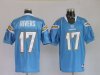 San Diego Chargers #17rivers green NFL Jerseys