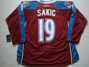 colorado avalanche #19 sakic red NHL jerseys