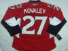 #27 KOVALEV RED NHL Jerseys