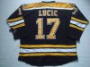 boston bruins #17 lucic black NHL jerseys