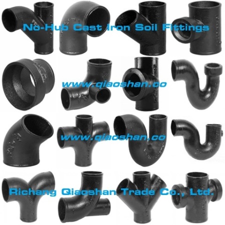 No-Hub Cast Iron Soil Fittings