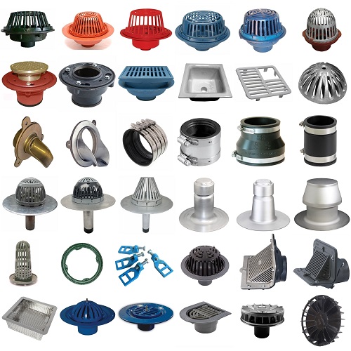 Roof Drain Parts Cast Iron Clamping