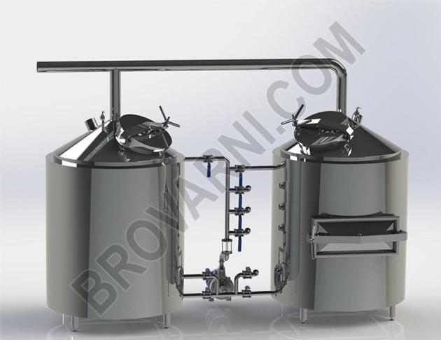 Micro-brewery for production 200-280 liters of beer per day