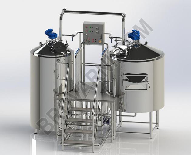 Micro-brewery for production 680-950 liters of beer per day