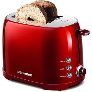 2 Slice Toaster with 50s Retro Aesthetic ST032