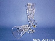 Crystal drink glass
