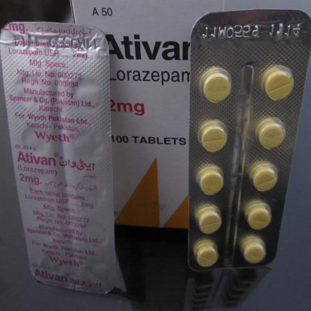 ATIVAN LORAZEPAM 2MG TABLETS