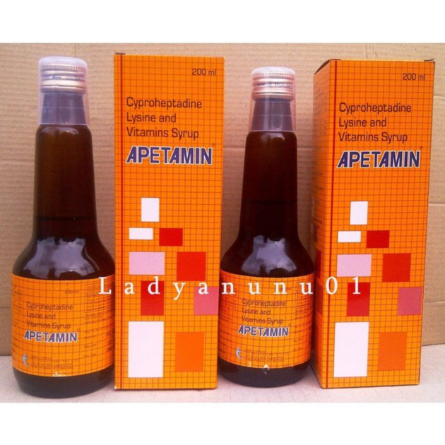 APETAMIN VITAMIN SYRUP APPETITE STIMULANT