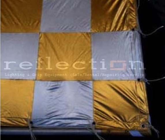 Golden Silver Checker Bounce Cloth 12X12