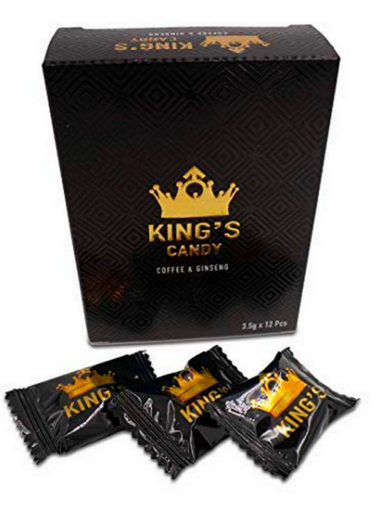 KING’S CANDY COFFEE & GINSENG (3.5g X 12 Pieces)