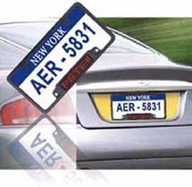 LED car license plate