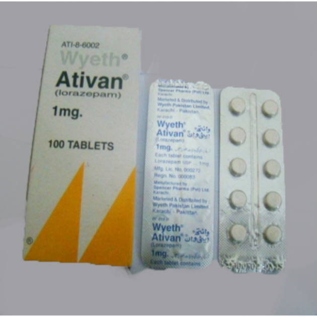 ATIVAN LORAZEPAM 2MG TABLETS