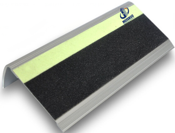 Modern self-adhesive anti-slip luminous carborundum tape indoor aluminum stair treads and nosings