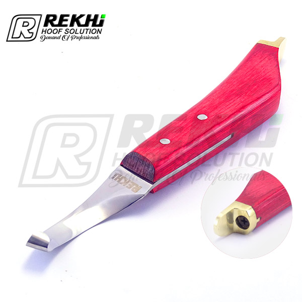 Horse Hoof Knife Razor Edged Brass Cap