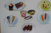 soft ice cream former, ice-cream filling machine, ice-cream racking machine, ice-cream wrapping mach