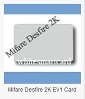 Mifare Desfire 2K EV1 Card