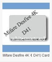 Mifare Desfire 4K （D41) Card