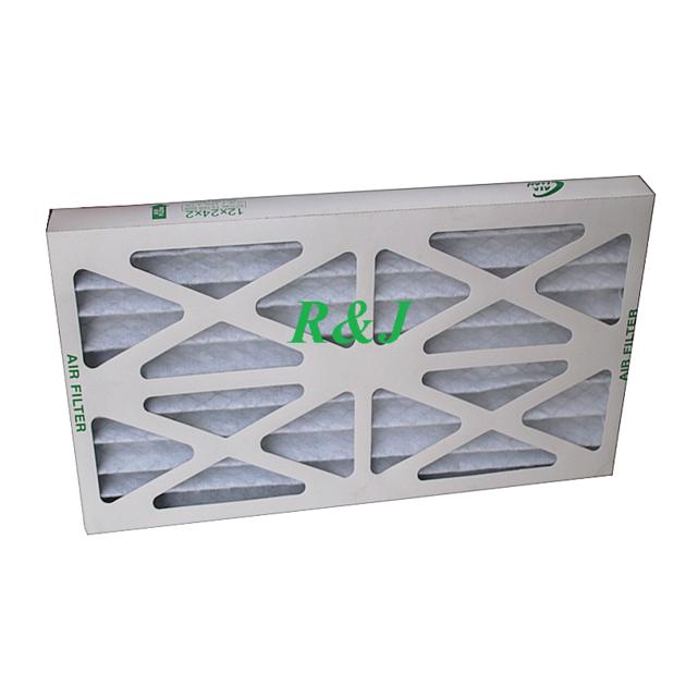 Merv8 Merv11 Cardboard Frame Furnace Air