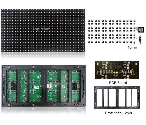 SMD 1 2 Scan Outdoor P10
