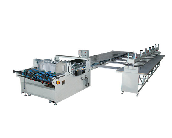 Semi-automatic carton folder gluer machine