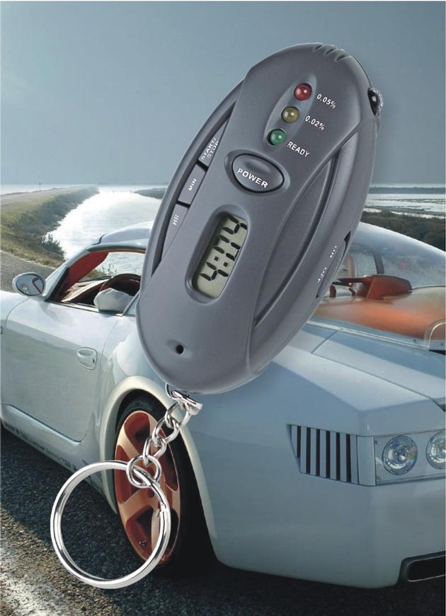 LED alcohol tester