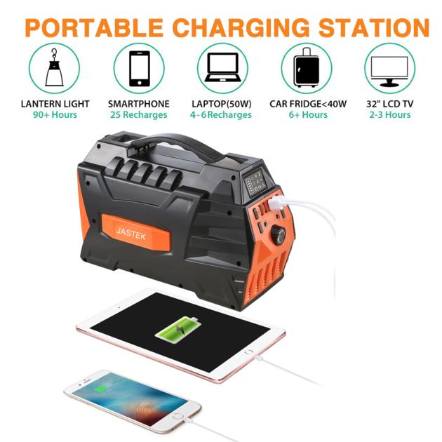 120,000Mah 444WH Portable Power Station Outdoors solar generator power generator AC DC USB outputs