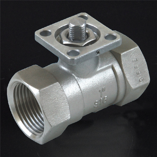 R413 1 Pieces Ball Valve with Mounting Pad