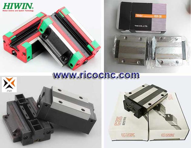 Linear Guide Rail Blocks Cage Carriages For CNC Router Linear Guideway