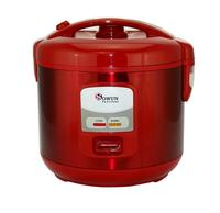 Red stainless steel mini portable rice cooker