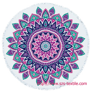 national totem round towel wholesale