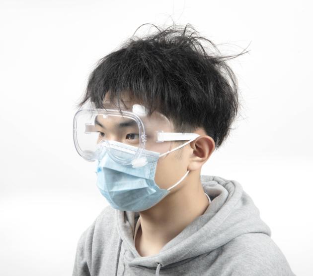 OEM anti saliva fog and anti-aureole safety eyeglasses for personal protection manufacturer in China
