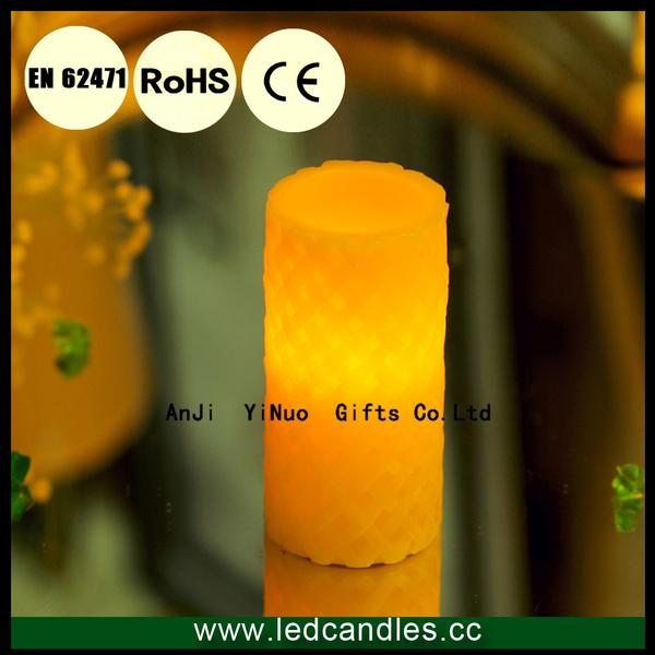 High Quality Wax pillar Color Changing Led Candles