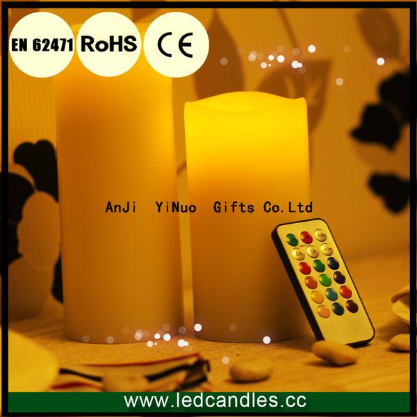 Melted Edge Wax Candle LED with Remote Control