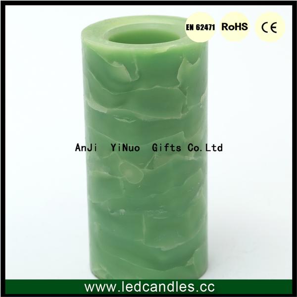 electric flickering wax LED candle for outdoor christmas decoration