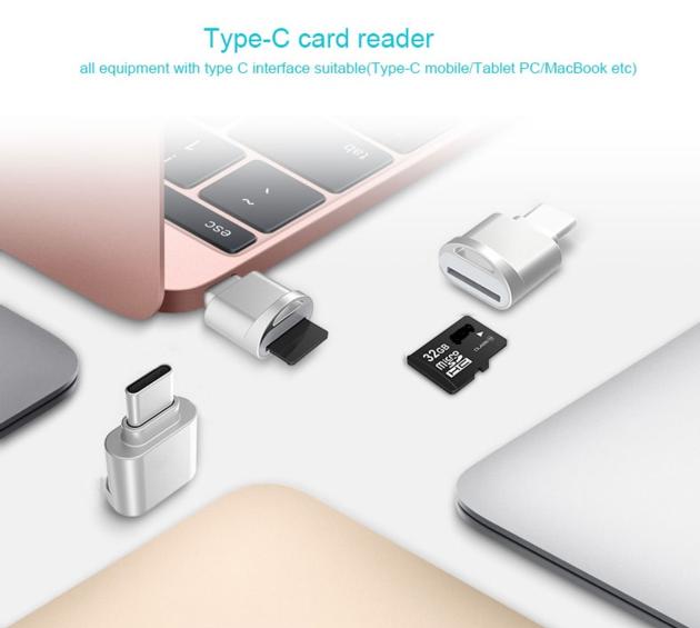 Type C Card Reader USB C