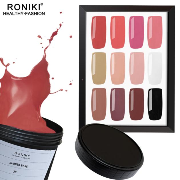 RONIKI RUBBER BASE GEL POLISH