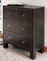 Faux Leather 6 Drawer Chest