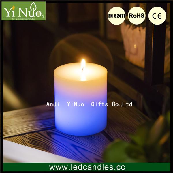 Unique Happy magic birthday LED paraffin candle wax candle