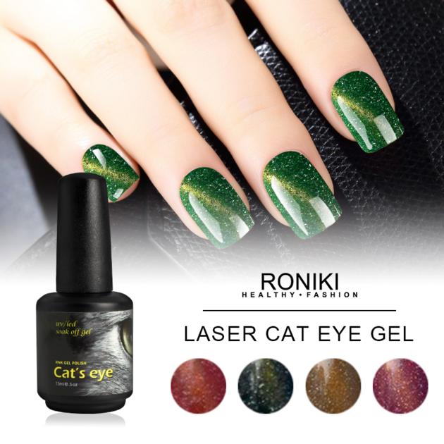  RONIKI Laser Magnet Cat Eye Gel Polish