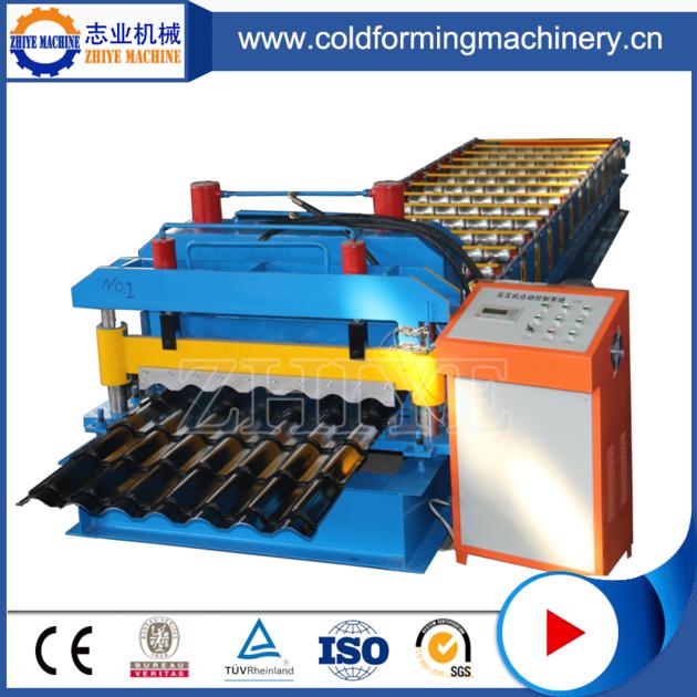High Accuracy PPGI Glazed Tile Roll Forming Machine