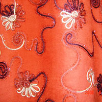 Embroidered Polyester Taffeta